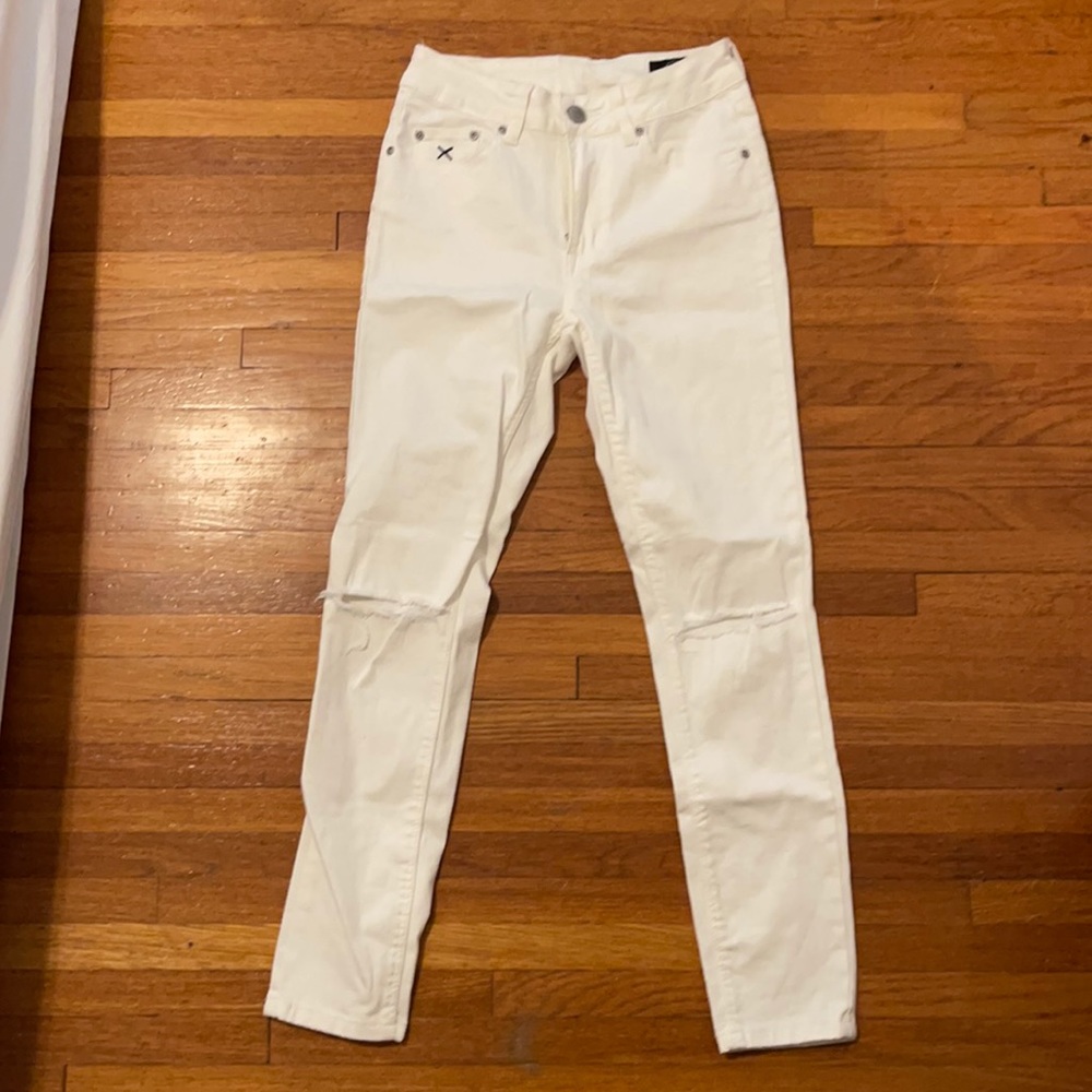 White denim Jeans